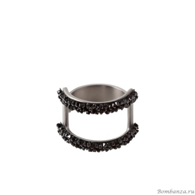 Кольцо Katerina Vassou, Nanea, разъемное, с кристаллами, KV23-307052S серебристый