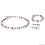 Серьги Coeur de Lion, Peach Rose, 4015/20-0227. Германия