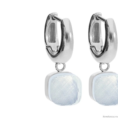 Серьги Qudo, Firenze arctic blue opal, 300366 BL/S Серьги Qudo, Firenze arctic blue opal, 300366 BL/S