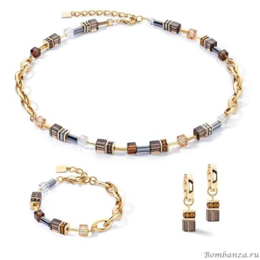 Серьги Coeur de Lion, Brown-Gold, 4524/21-1116 Серьги Coeur de Lion, Brown-Gold, 4524/21-1116