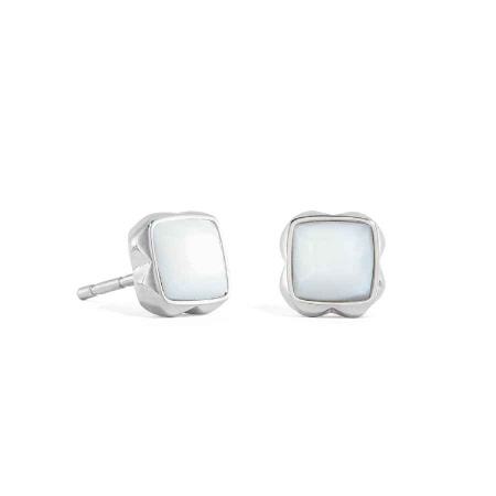 Серьги Coeur de Lion, White quartz (April), 1300/21-1400
