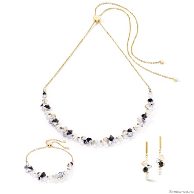 Серьги Coeur de Lion, Black-Crystal, 1124/21-1318 Серьги Coeur de Lion, Black-Crystal, 1124/21-1318