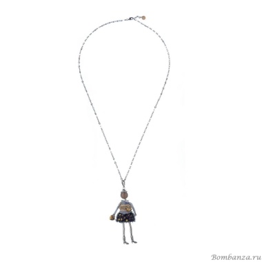 Подвеска Miamelie, кукла Даниеле, MiA-2408-CL7426 серебристый Подвеска Miamelie, кукла Даниеле, MiA-2408-CL7426 серебристый