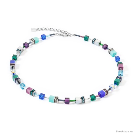Колье Coeur de Lion, Turquoise-Purple, 2838/10-0608