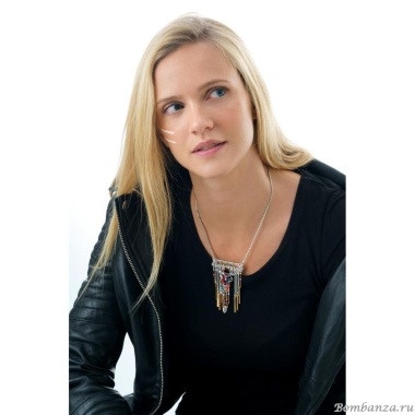 Колье TARATATA, Belle et rusee, с цветной эмалью и бусинами, TT-H20-04108-10M желтый Колье TARATATA, Belle et rusee, с цветной эмалью и бусинами, TT-H20-04108-10M желтый