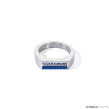 Кольцо Coeur de Lion, Blue-Silver, 0133/40-0717 58 Кольцо Coeur de Lion, Blue-Silver, 0133/40-0717 58