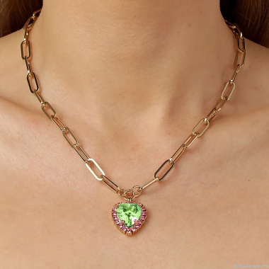 Колье Dyrberg Kern, SIMONA SG GREEN / ROSE, 420058