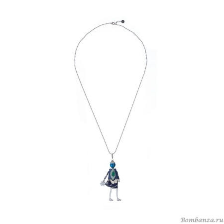 Подвеска Miamelie, кукла Лилиан, MiA-2504-CL7713 серебристый