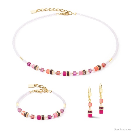 Серьги Coeur de Lion, Magenta, 4565/20-0422. Германия