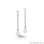 Серьги Coeur de Lion, White-Silver 1103/21-1417. Германия