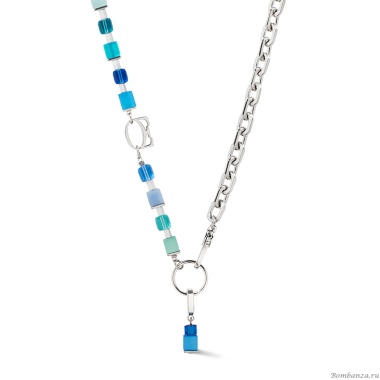 Колье Coeur de Lion, Blue-Turquoise, 4712/10-0706 Колье Coeur de Lion, Blue-Turquoise, 4712/10-0706