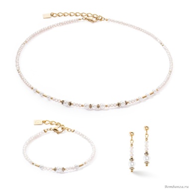 Серьги Coeur de Lion, White, 4434/21-1400 Серьги Coeur de Lion, White, 4434/21-1400
