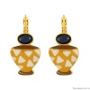 Серьги TARATATA, Cannelle, с цветной смолой и стеклянными бусинами, TT-E24-01702-20Y желтый Серьги TARATATA, Cannelle, с цветной смолой и стеклянными бусинами, TT-E24-01702-20Y желтый