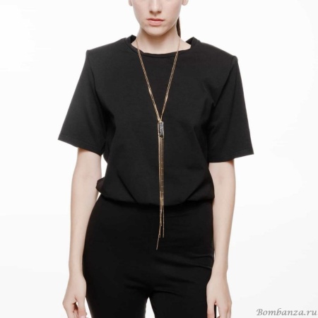 Колье Katerina Vassou, Musette, с турмалином, KV23.2-308434 золотистый