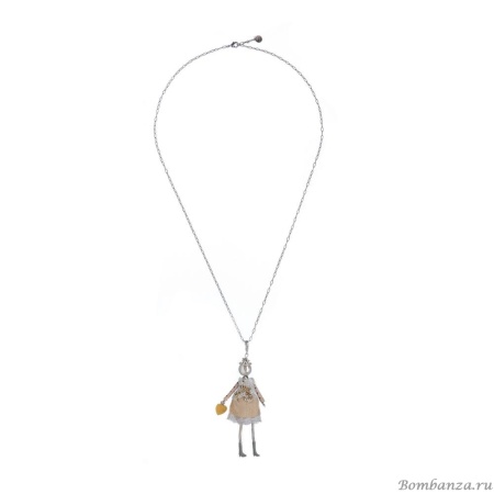 Подвеска Miamelie, кукла Пенелопа, MiA-2308-CL5533 серебристый Подвеска Miamelie, кукла Пенелопа, MiA-2308-CL5533 серебристый