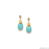 Серьги Nature Bijoux, Lhassa, с говлитом, кокосом и цитрином, NB24.1-12-79365 голубой Серьги Nature Bijoux, Lhassa, с говлитом, кокосом и цитрином, NB24.1-12-79365 голубой