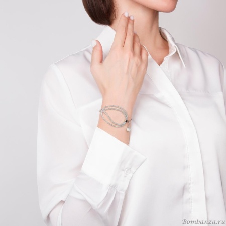 Браслет Lanzerotti, Bucaneve, апатит, агат, LZ-22.02-020 голубой