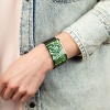 Браслет Fiore Luna, на кожаном черном ремешке, CB00230-14 G/S Браслет Fiore Luna, на кожаном черном ремешке, CB00230-14 G/S