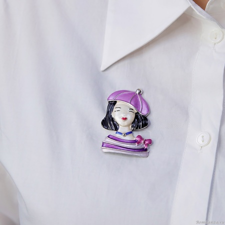 Брошь Shadore, Девочка в берете