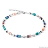 Колье Coeur de Lion, Blue-Turquoise-Peach 5022/10-0751