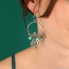 Серьги TARATATA, Green, со смолой, бусинами и порошком слюды, TT-E24-09779-104 зеленый Серьги TARATATA, Green, со смолой, бусинами и порошком слюды, TT-E24-09779-104 зеленый