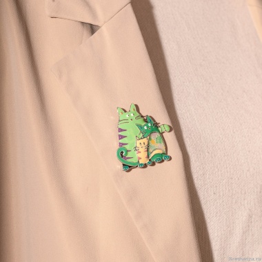 Брошь Shadore, Котики