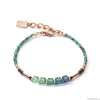 Браслет Coeur de Lion, Shades Of Green-Petrol 5027/30-0537 Браслет Coeur de Lion, Shades Of Green-Petrol 5027/30-0537. Германия