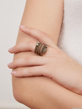 Кольцо Fiore di Firenze AN6364 CRYSTAL 17-18,5 Кольцо Fiore di Firenze AN6364 CRYSTAL 17-18,5