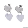 Серьги Moon Paris, Ringo, с сердцами, MR-24.06-027 серебристый Серьги Moon Paris, Ringo, с сердцами, MR-24.06-027 серебристый