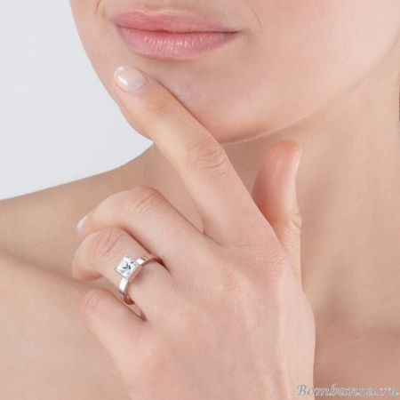 Кольцо Coeur de Lion, Crystal silver, 0500/40-1817 52