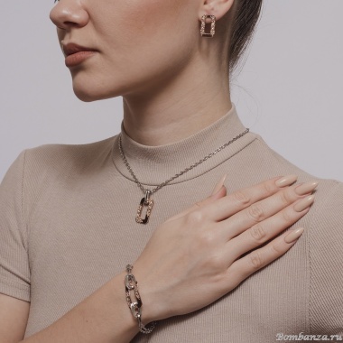 Браслет Boccadamo, XBR935RS BW/S/RG, Италия