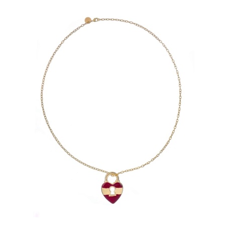 Колье Francesca Bianchi, с эмалью, FB25.2-61S красный