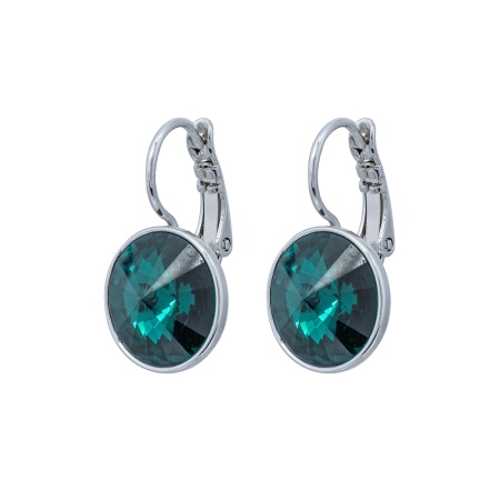 Серьги Fiore Luna, Emerald, A1903.18 G/S