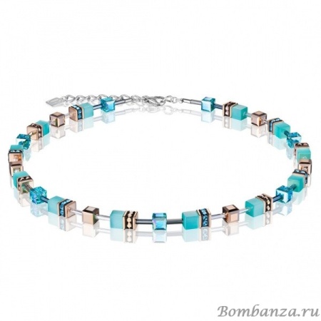Колье Coeur de Lion GeoCUBE®, Aqua, 4016/10-2000. Германия