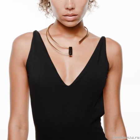 Колье Katerina Vassou, Neema, с турмалином, KV23.2-308332G золотистый