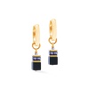 Серьги Coeur de Lion, Black-Purple, 3043/21-1308 Серьги Coeur de Lion, Black-Purple, 3043/21-1308
