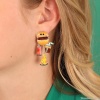 Серьги TARATATA, Ketchup, асимметричные,смола,блестки,микрошарики, TT-W23-08957-10M серебристый Серьги TARATATA, Ketchup, асимметричные,смола,блестки,микрошарики, TT-W23-08957-10M серебристый