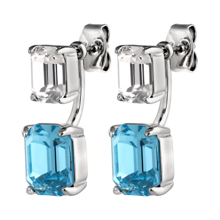Серьги Dyrberg Kern, TETI SS AQUA / CRYSTAL, 460007