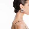 Серьги Katerina Vassou, Rosemary, минимализм, KV24.1-309007B серебристый