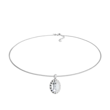 Колье Qudo, TIVOLA UNICA big (S/P) Crystal 3cm, 420500
