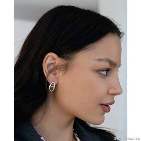 Серьги Ciclon, Alai, металл, CN-251602 серебристый