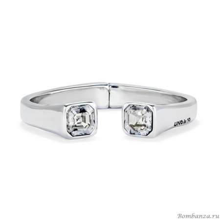 Браслет UNOde50 Ser Sin Complejos с белыми кристаллами, с серебром PUL2485BLNMTL0M