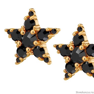 Серьги Dyrberg Kern, CANA SG BLACK, 450021 Серьги Dyrberg Kern, CANA SG BLACK, 450021