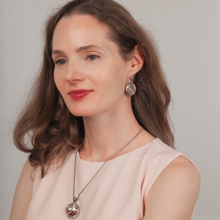 Серьги Fiore Luna,, AE01156-9 R/S