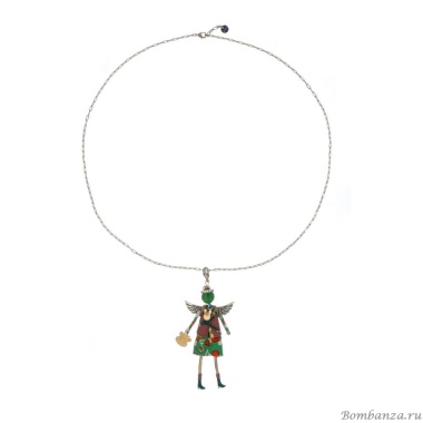 Подвеска Miamelie, кукла Джустина с крыльями, MiA-2401-CL5871 золотистый Подвеска Miamelie, кукла Джустина с крыльями, MiA-2401-CL5871 золотистый