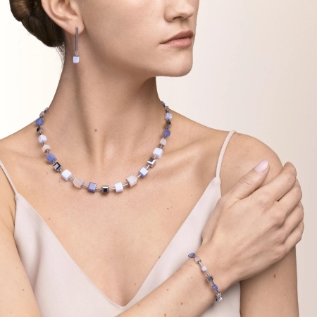 Колье Coeur de Lion, Blue-Beige 5059/10-0710. Германия