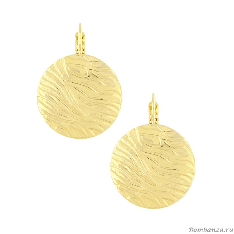 Серьги TARATATA, Instinct, металл, TT-H25-10780-20D золотистый