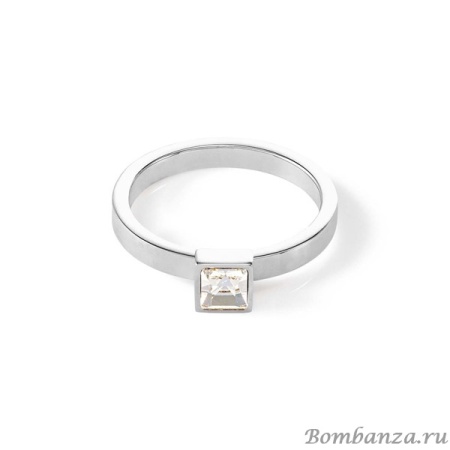 Кольцо Coeur de Lion, Crystal-Silver 17.2 мм 0501/40-1817 54 Кольцо Coeur de Lion, Crystal-Silver 17.2 мм 0501/40-1817 54