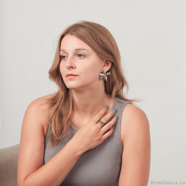 Серьги Fiore Luna, Цветок, AWE2712-S Серьги Fiore Luna, Цветок, AWE2712-S