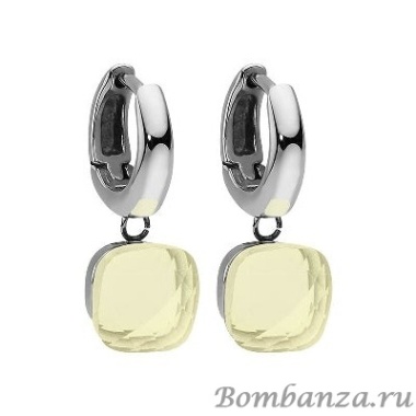Серьги Qudo, Firenze Powder Yellow 300324 BW/S Серьги Qudo, Firenze Powder Yellow 300324 BW/S